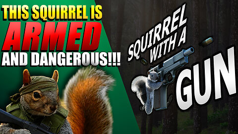 This Squirrel is ARMED and Dangerous!!! Squirrel with a Gun #RumbleGaming