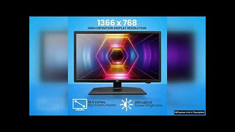 18.5 Inch 1080p LED RV Television Slim Flat Screen Monitor FHD Review