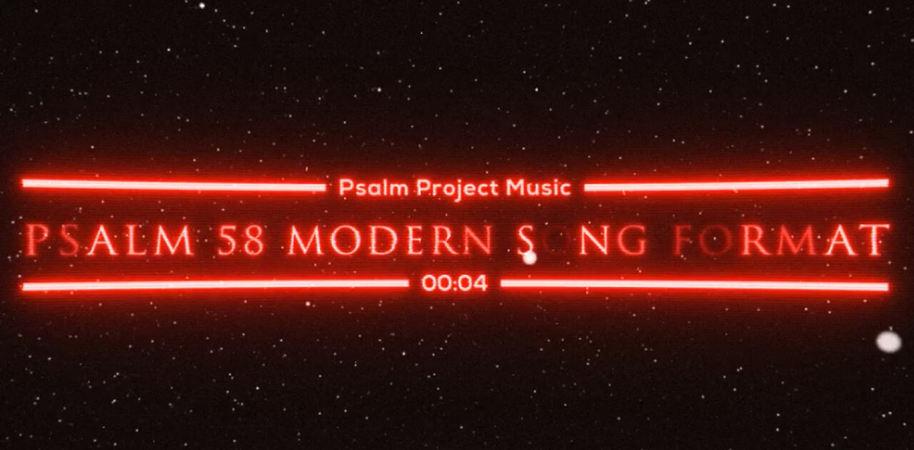 🎵 Psalm 58 Modern Song Format - Official Music Video