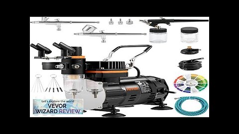 VEVOR Airbrush Kit Professional Airbrush Set with Compressor Airbrushing System Kit Review