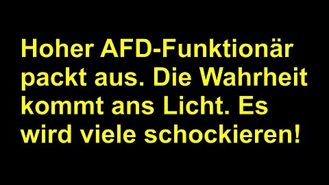 AfD-Funktionär packt aus