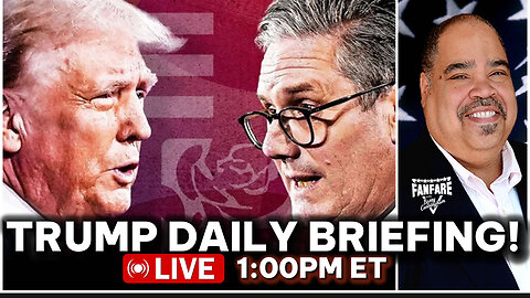 TRUMP DAILY BRIEFING: PRESIDENT TRUMP AND UK PRIME MINISTER STARMER HOLD PRESS CONFERENCE!