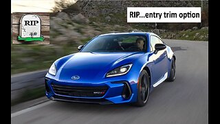 Subaru kills entry level BRZ trim