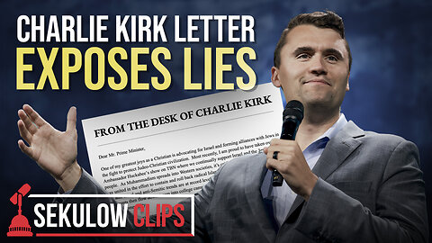 Charlie Kirk Letter Exposes Lies