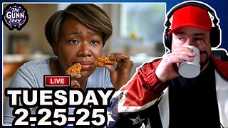 LIVE: A Slow News Day, but at least JOY REID Got Fired! | The Gunn Show (2/25/25)