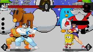 MUGEN - Snow Man & Pumpkin Man vs. Orochi Spongebob & Orochi Sakura - Download