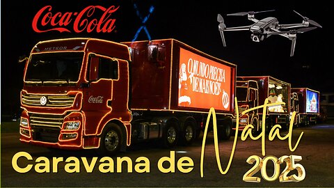 See the Coca-Cola Caravan passing through the streets of Santo André on November 23, 2025.