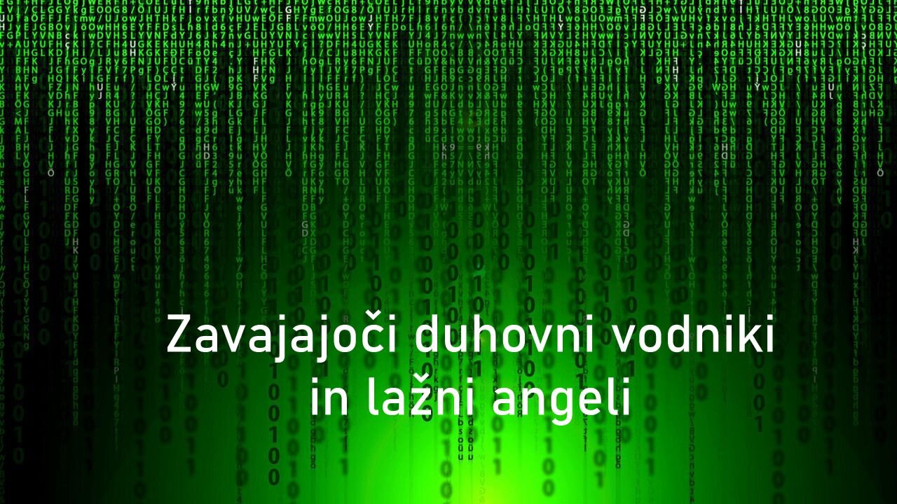 Zavajajoči duhovni vodniki in lažni angeli