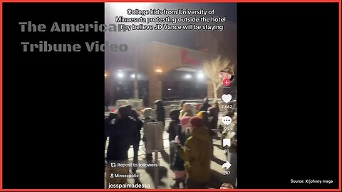 Clueless Leftist Protesters in Minnesota Try to Harass JD Vance, Don't Know He's Gone