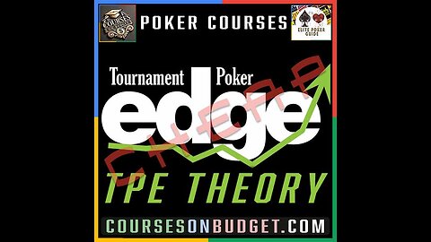 TOURNAMENT POKER EDGE TPE THEORY