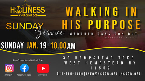 HCOG || Sunday Service 10AM 1/19/2025