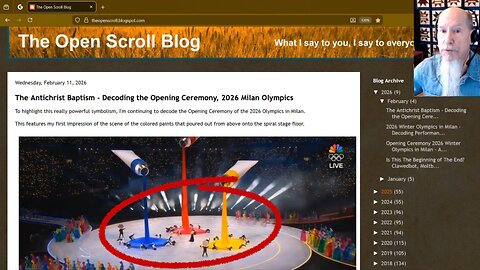The Antichrist Baptism - Decoding the Opening Ceremony, 2026 Milan Olympics