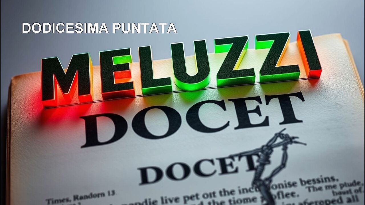 MELUZZI DOCET, dodicesima puntata