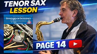 Standard of Excellence Book 2: Page 14 | Tenor Sax Lesson
