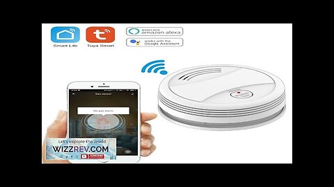 Wifi Tuya Smart Smoke Detector Sensor 80DB Alarm Fire Smoke Detector Wifi Review