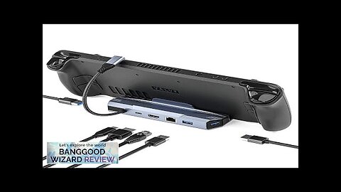 Pobod Steam Deck 6-in-1 Gaming Docking Station with USB3.0*3 PD100W USB-C 4K@60Hz Review