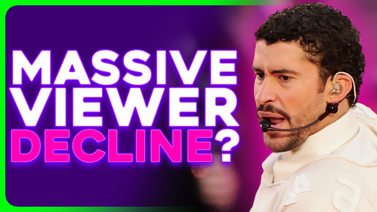 New Data Shows PLUMMETING Viewership For Bad Bunny's Halftime Show