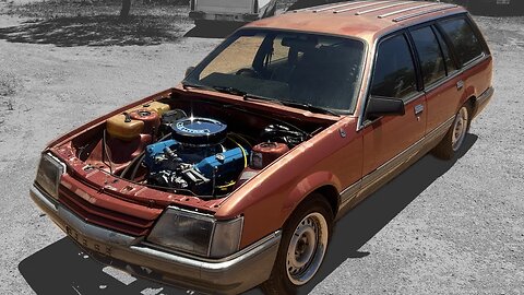 HOLDEN V8 sitting for over TEN YEARS finds home in once TOUGH VK WAGON