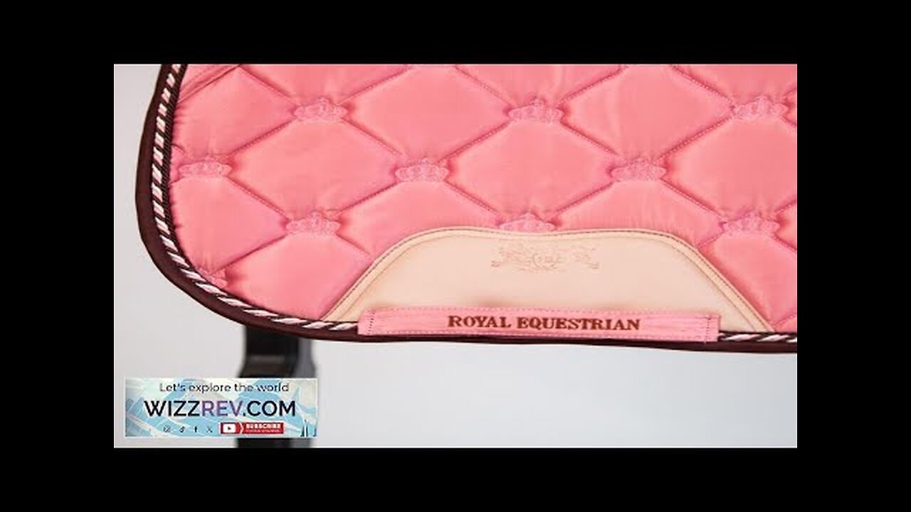 ROYAL EQUESTRIAN DRESSAGE SADDLE PAD PINK FULL Review