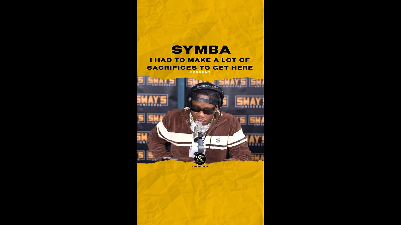 @therealsymba I had to make a lot of sacrifices to get here