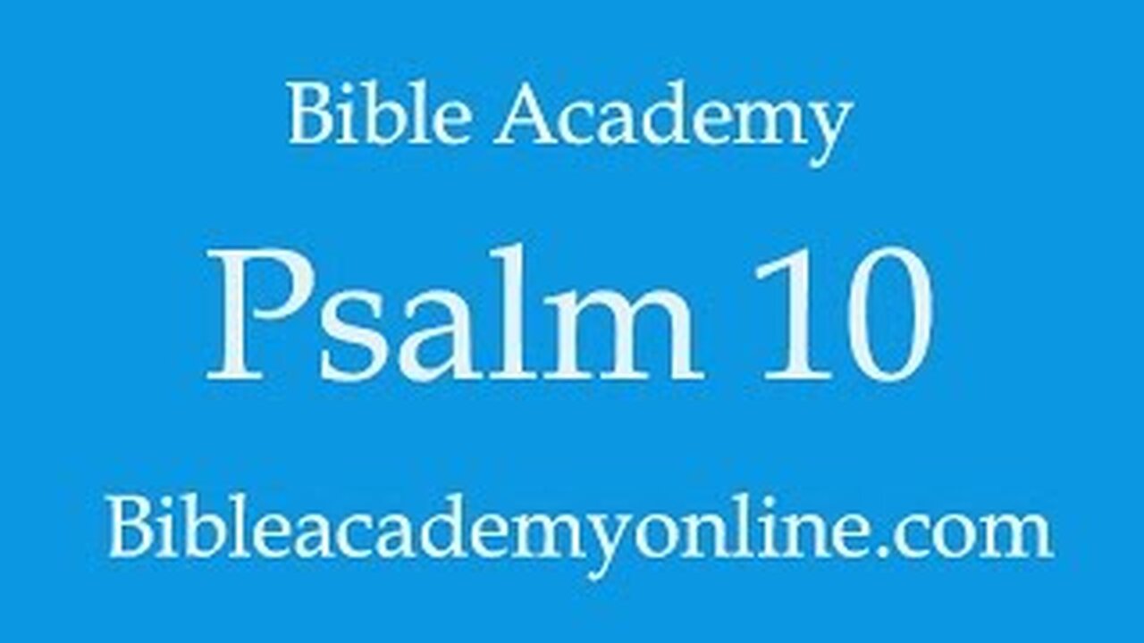 Psalm 10
