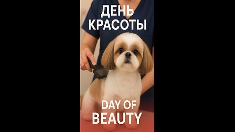 ✨ Little dog on beauty day: impossible not to fall in love! 🐶💕