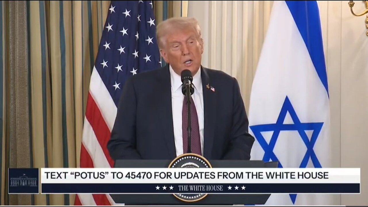 Trump: Israel Has My Backing To Destroy Hamas If They Don't Accept The Deal