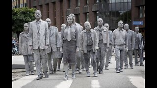 Humans are tethered to a remote controller