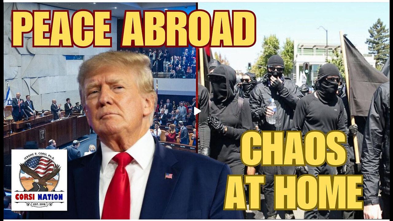 Historic Trump Peace Deal Brings Middle East Hope | FBI Probes Antifa Donors