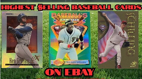 Higest Selling Baseball Cards On Ebay | Top 90s Cards On Ebay Oct. 20 - 26