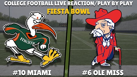 CFB | Miami Hurricanes vs Ole Miss Rebels 🏈 Live Reaction & Play-by-Play | CFB