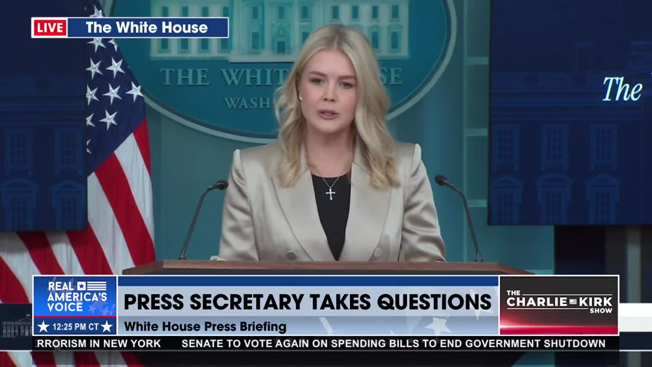 LEAVITT ADRESSES POTUS TRUTH ON HAMAS