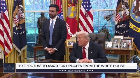 President Trump Meets with Zohran Mamdani, Mayor-Elect, New York City