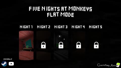Five Nights At Monkeys: Flat Mode