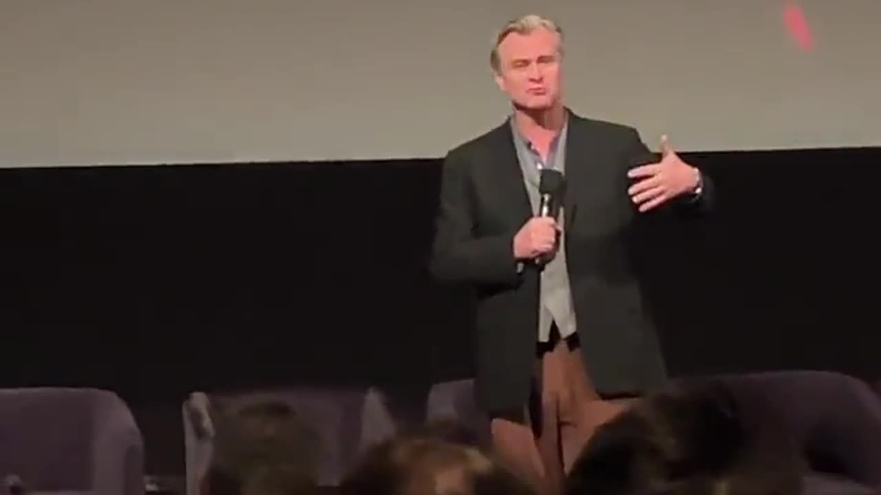 Christopher Nolan: "No Evil Streaming service can come steal it from you.”
