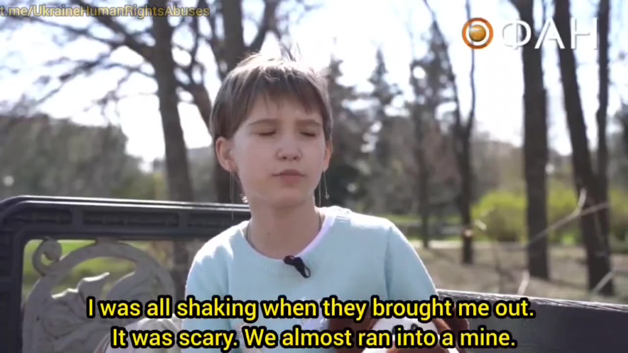 11-year-old Ukrainian girl talks about the evil White Angels organization from the Zelensky regime