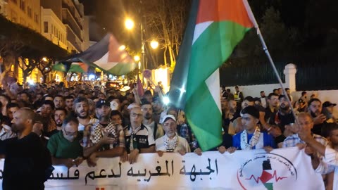 مسيرة شعبية مسيرة الصمود لكسر الحصار عن غزة من طنجة 27 09 2025 تازة قبل غزة