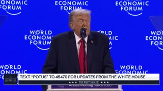 President Trump Delivers a Special Address to the World Economic Forum