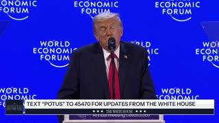 President Trump Delivers a Special Address to the World Economic Forum