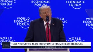 President Trump Delivers a Special Address to the World Economic Forum