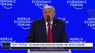 President Trump Delivers a Special Address to the World Economic Forum