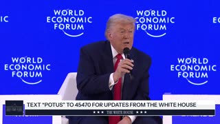President Trump Delivers a Special Address to the World Economic Forum