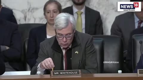 Sen. Whitehouse said Kash Patel is very dangerous because of all his “Wild MAGA Behavior”.