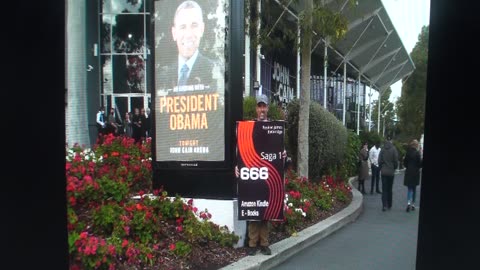 March 29th 2023 I was there to Welcome to Australia Obama 666. Repost.