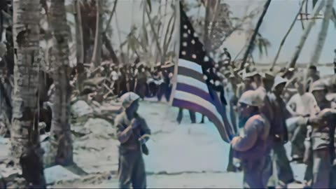 US Marines Battle Tarawa 1943 Pacific