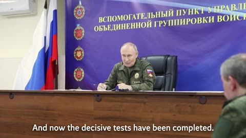 Putin issues warning as Russia tests new nuclear powered cruise missile