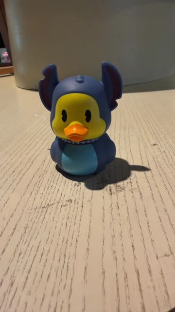 Disney Parks Stitch Vinyl Rubber Duckie #shorts