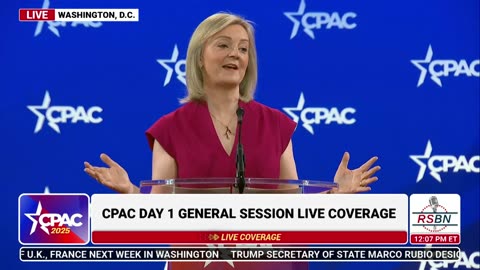 FULL SPEECH: Liz Truss CPAC 2025 Day One - 2/20/25