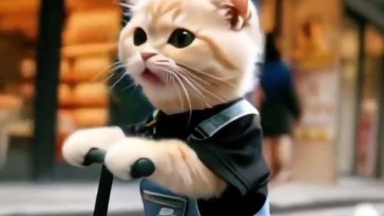 Cuteness Overload: AI Cat in Action #AICats #CuteAICats #mqaicatsworld #mq