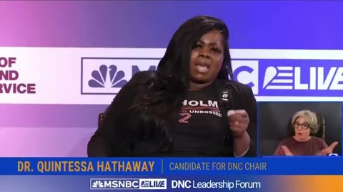 DNC forum is currently talking systemic racism, slavery, 1619, diversity, equity,